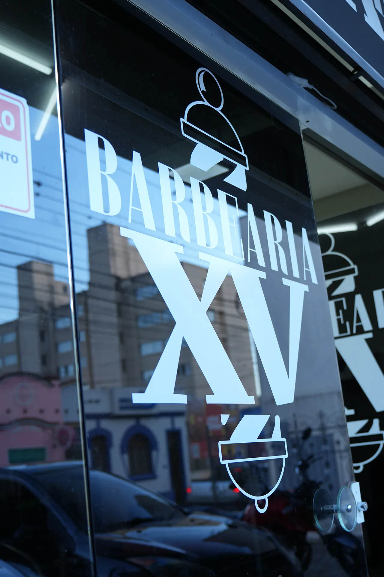 Fachada da Barbearia XV — Centro Ponta Grossa